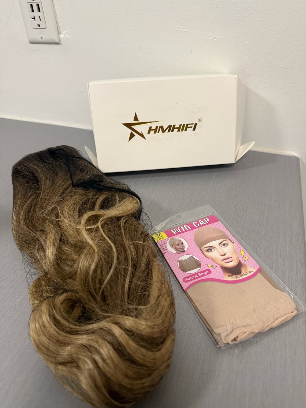 HMHIFI 26” Long Brown & Blonde Mixed Wig